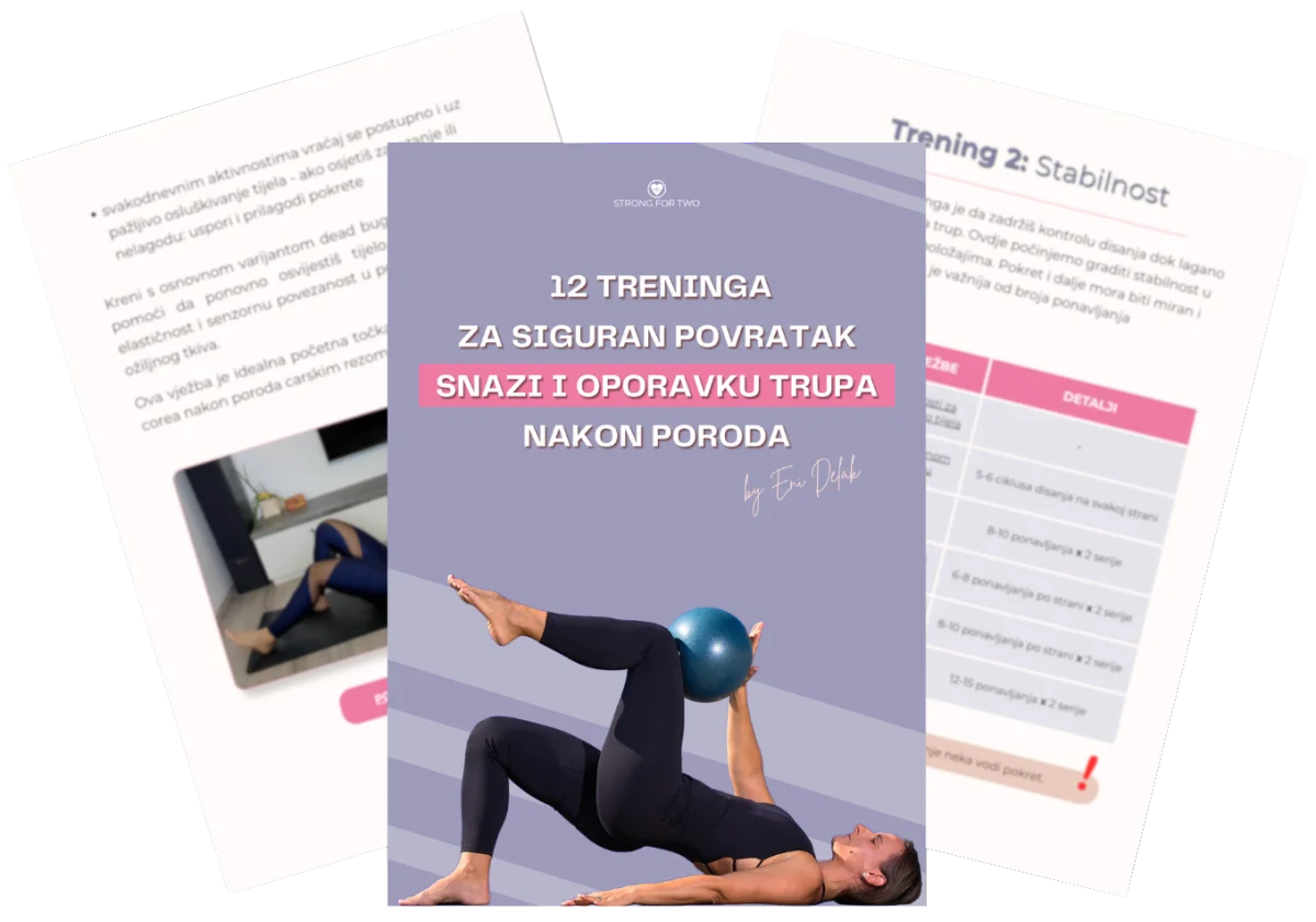 Naslovnica e-booka Postpartum Core Rehab — Strong For Two